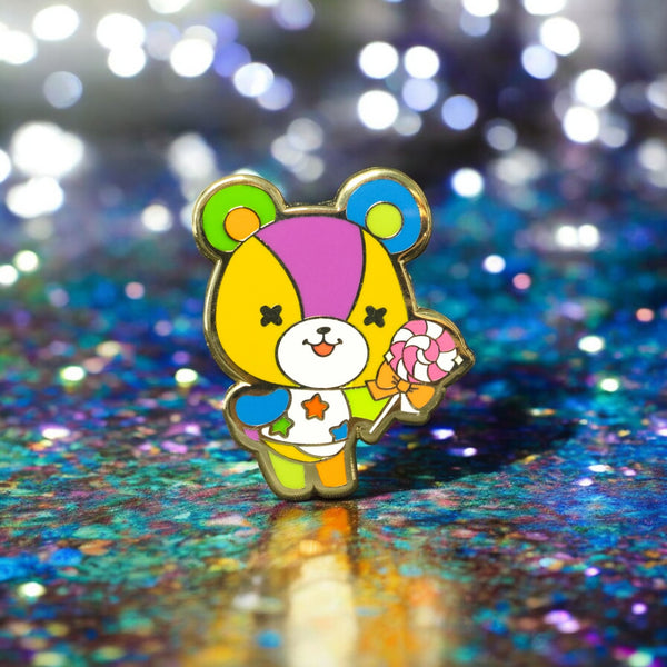 Stitches Enamel Pin