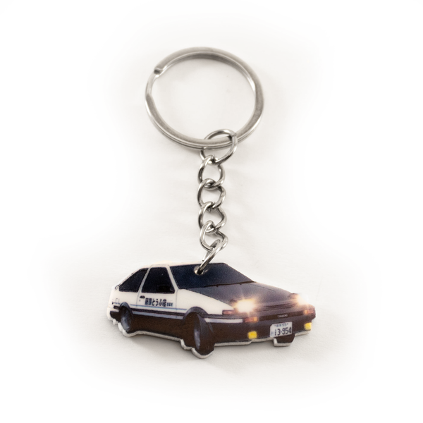 Initial D AE86 Keychain